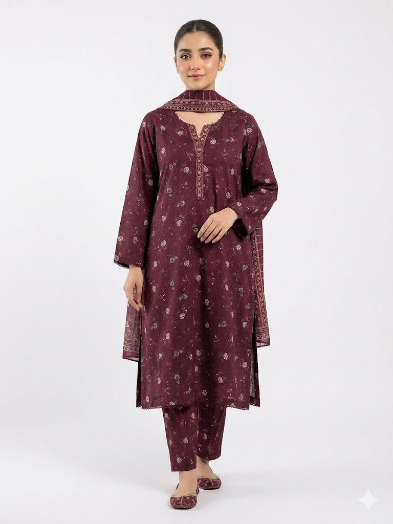 LOGIN 3 PIECE LAWN SUIT