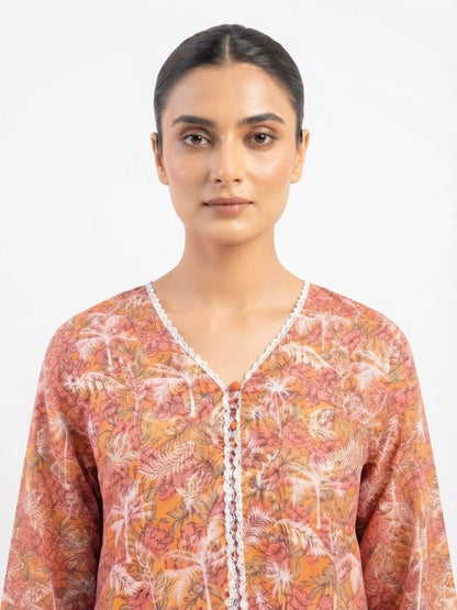 LOGIN Women's 3-Piece Printed Lawn Suit