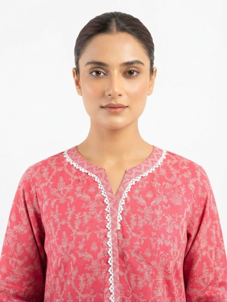 LOGIN Women's 3-Piece Printed Lawn Suit