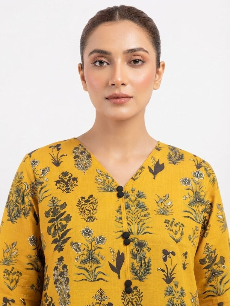 LOGIN Women's 3-Piece Printed Lawn Suit
