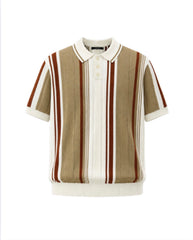 KNITTED POLO T-SHIRT