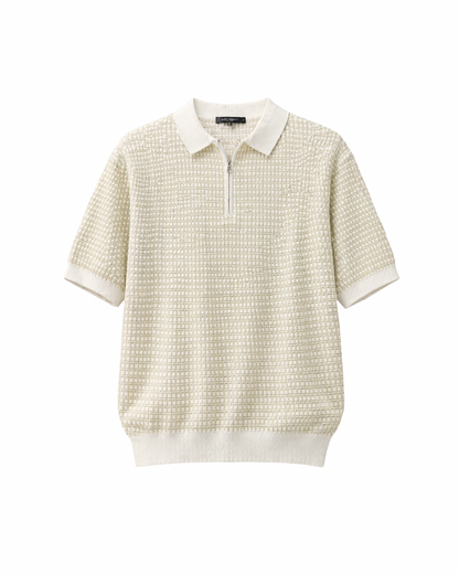 KNITTED POLO T-SHIRT