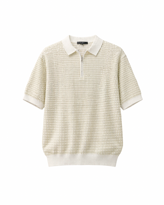 KNITTED POLO T-SHIRT