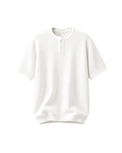 KNITTED POLO T-SHIRT