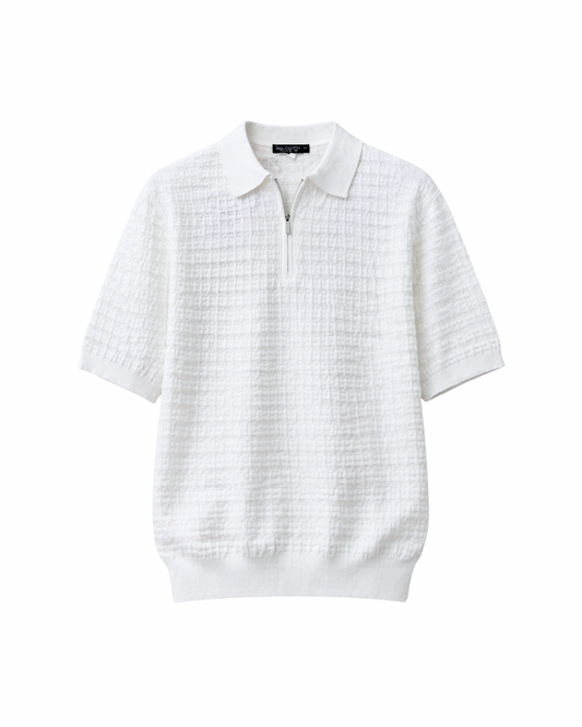 KNITTED POLO T-SHIRT