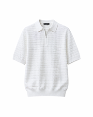 KNITTED POLO T-SHIRT