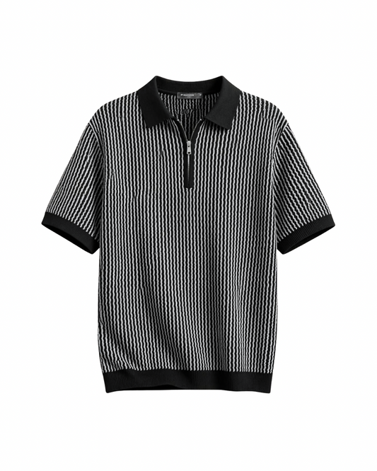 KNITTED POLO T-SHIRT