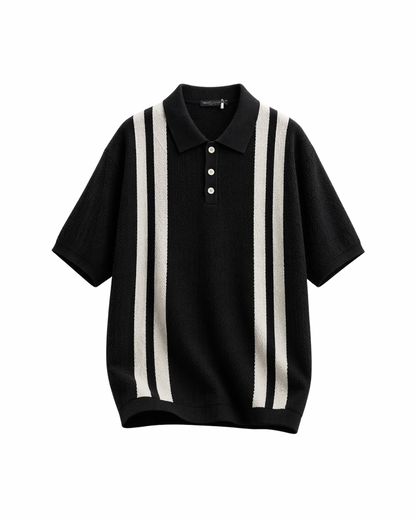 KNITTED POLO T-SHIRT