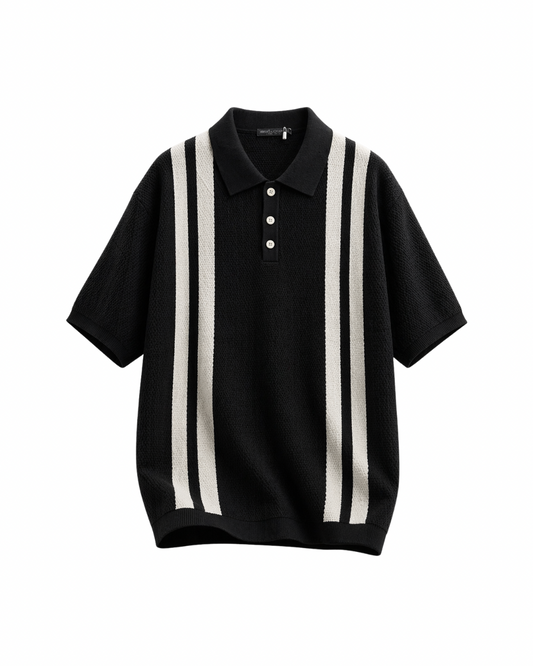 KNITTED POLO T-SHIRT
