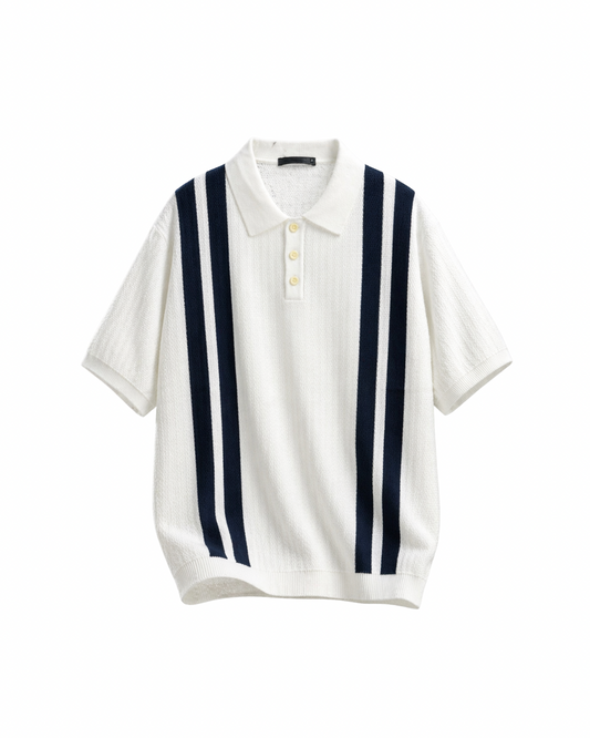KNITTED POLO T-SHIRT