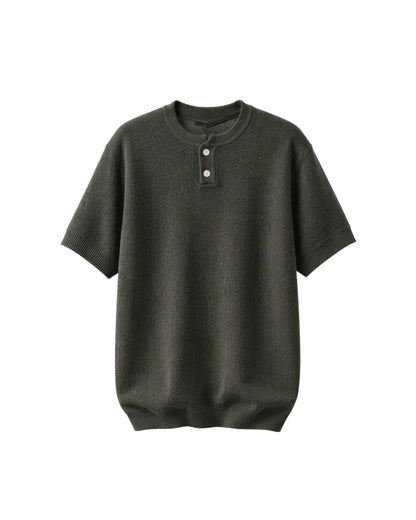 KNITTED POLO T-SHIRT