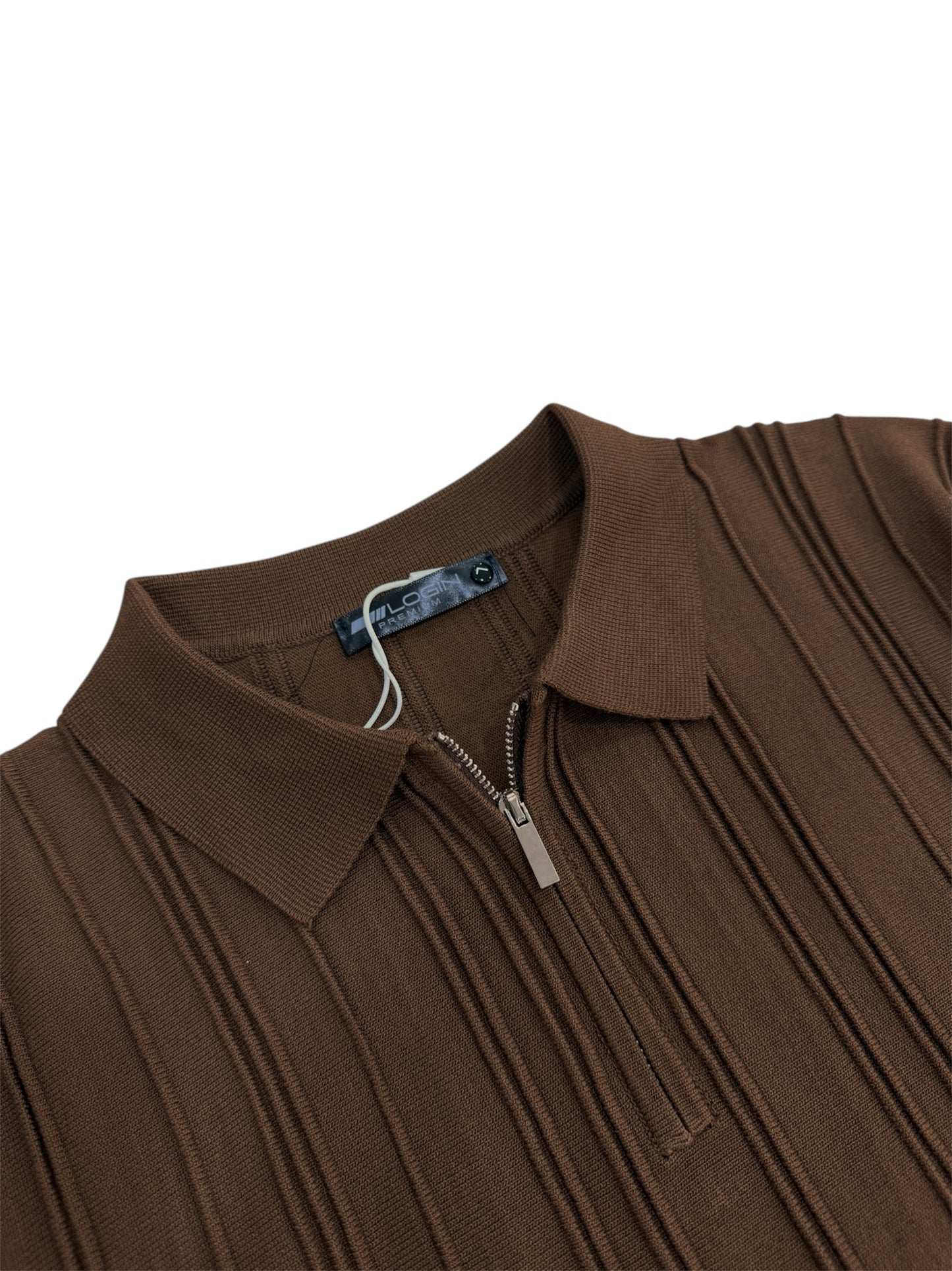 KNITTED POLO T-SHIRT