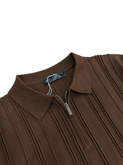 KNITTED POLO T-SHIRT