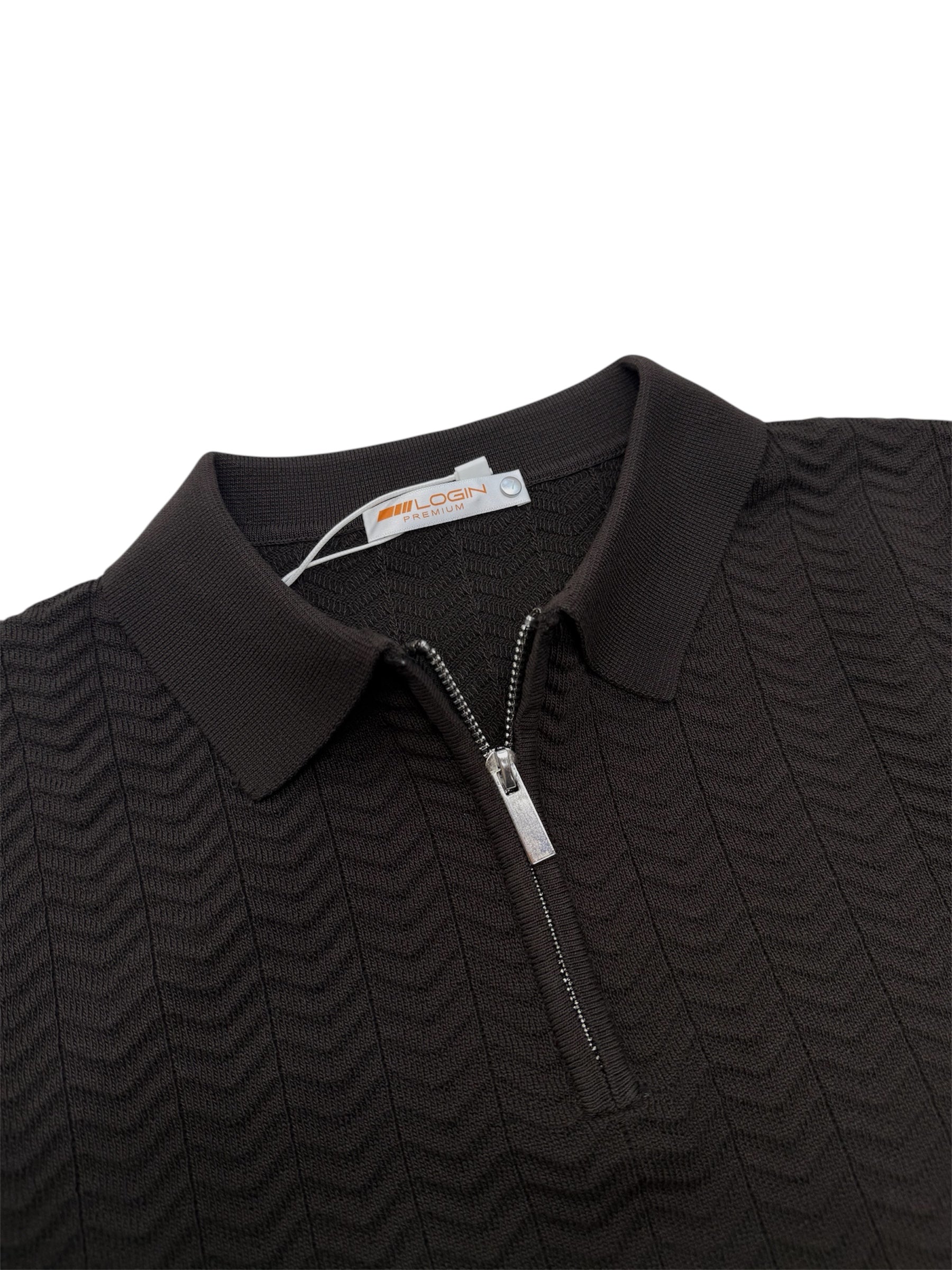 KNITTED POLO T-SHIRT