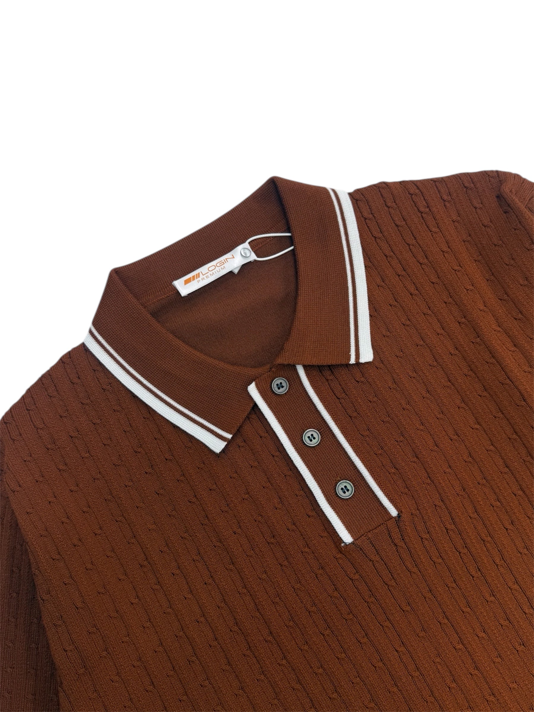 KNITTED POLO T-SHIRT