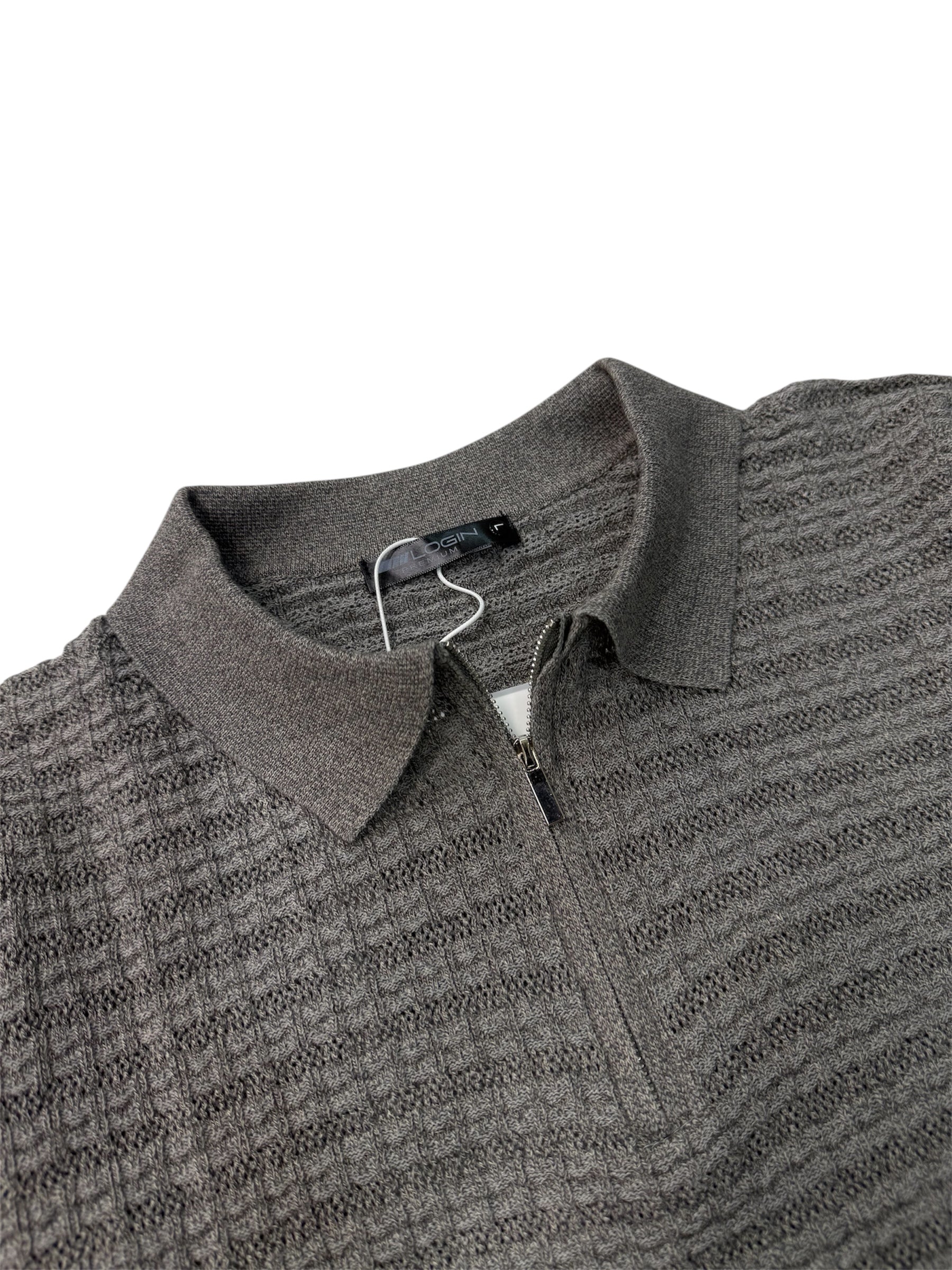 KNITTED POLO T-SHIRT