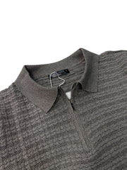 KNITTED POLO T-SHIRT