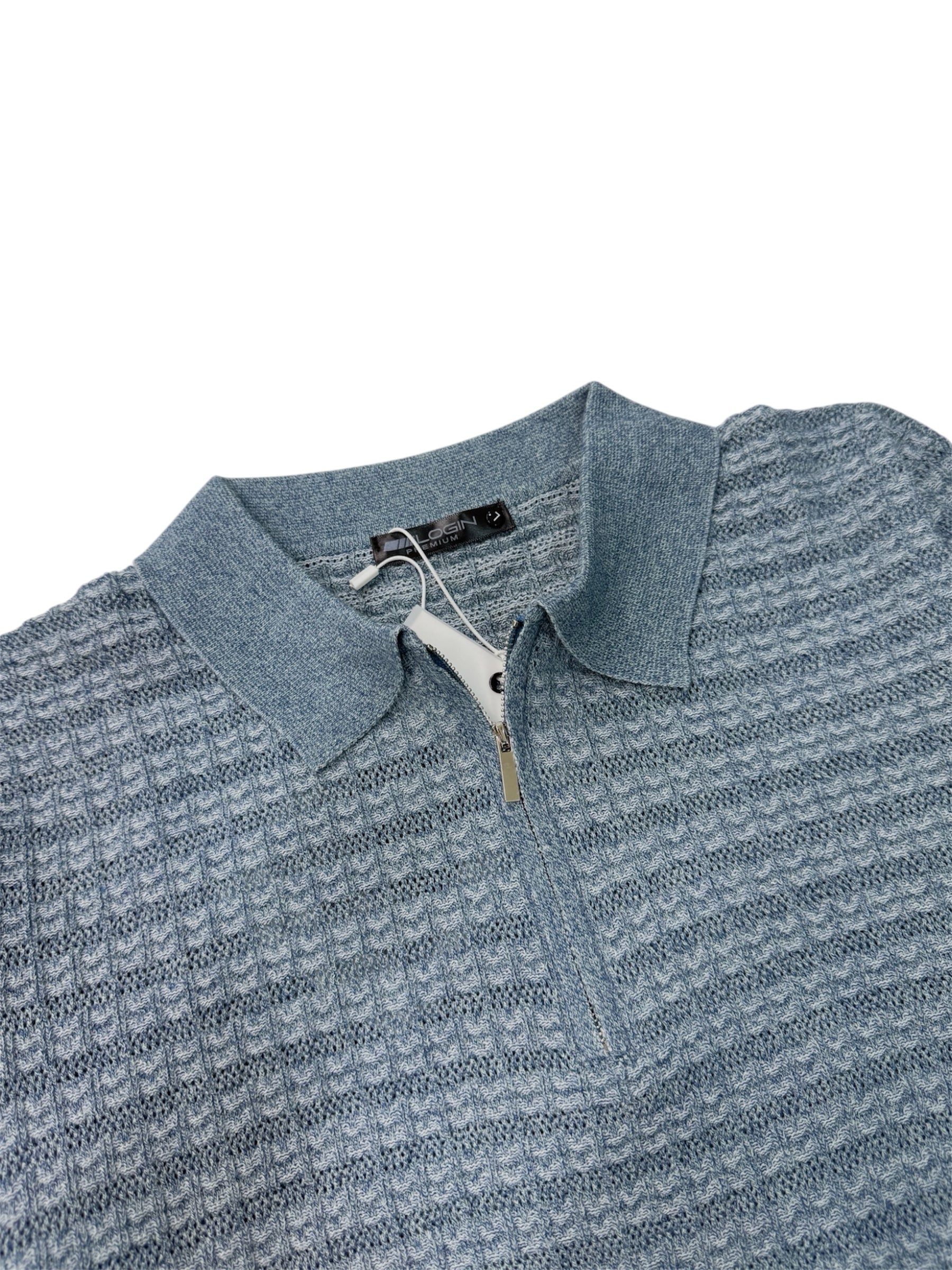 KNITTED POLO T-SHIRT