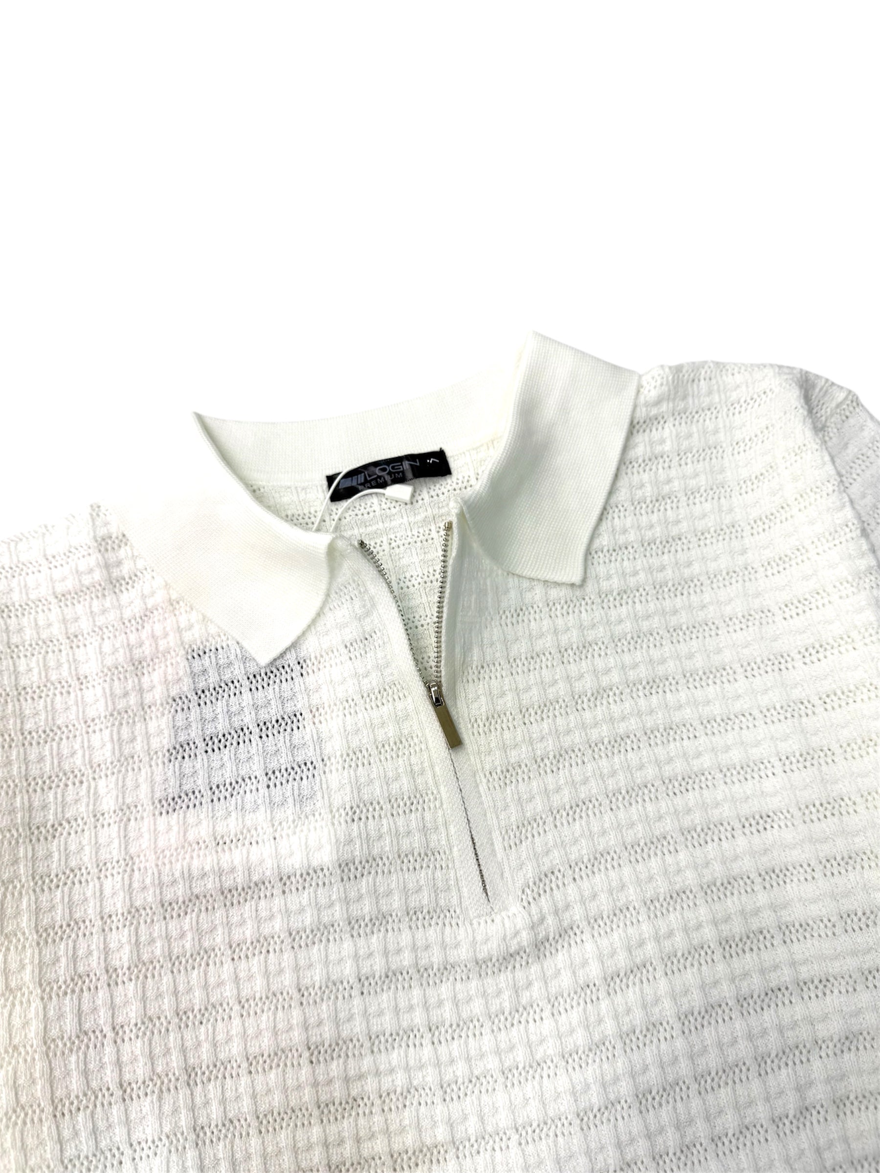 KNITTED POLO T-SHIRT