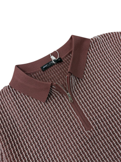KNITTED POLO T-SHIRT