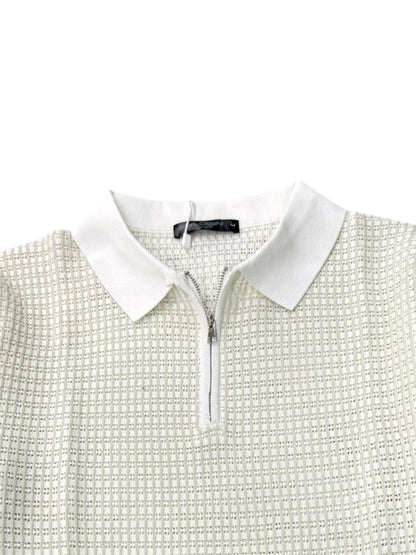 KNITTED POLO T-SHIRT