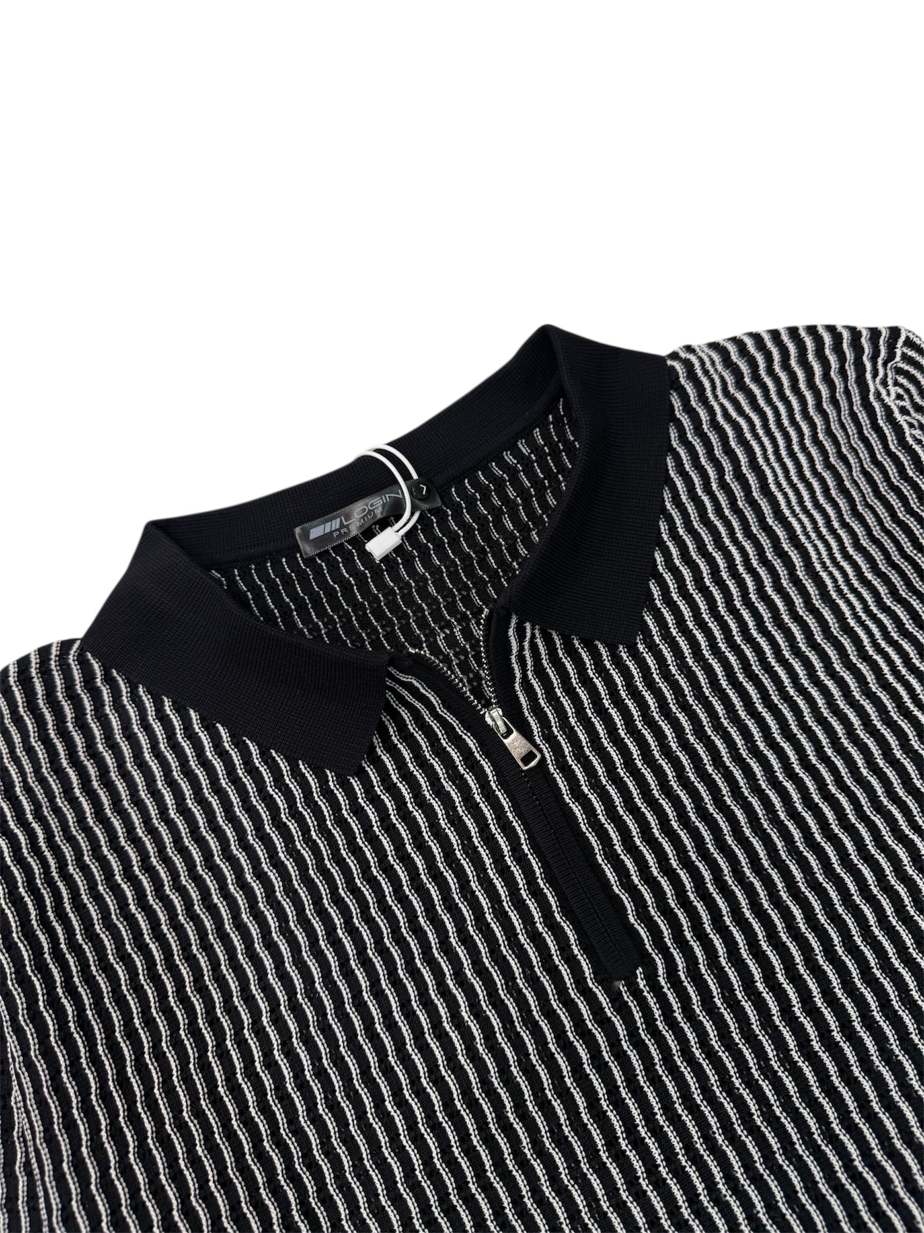 KNITTED POLO T-SHIRT