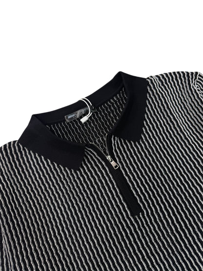 KNITTED POLO T-SHIRT