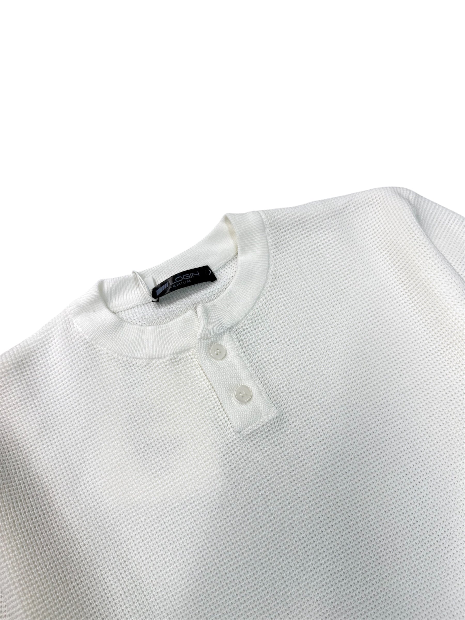 KNITTED POLO T-SHIRT