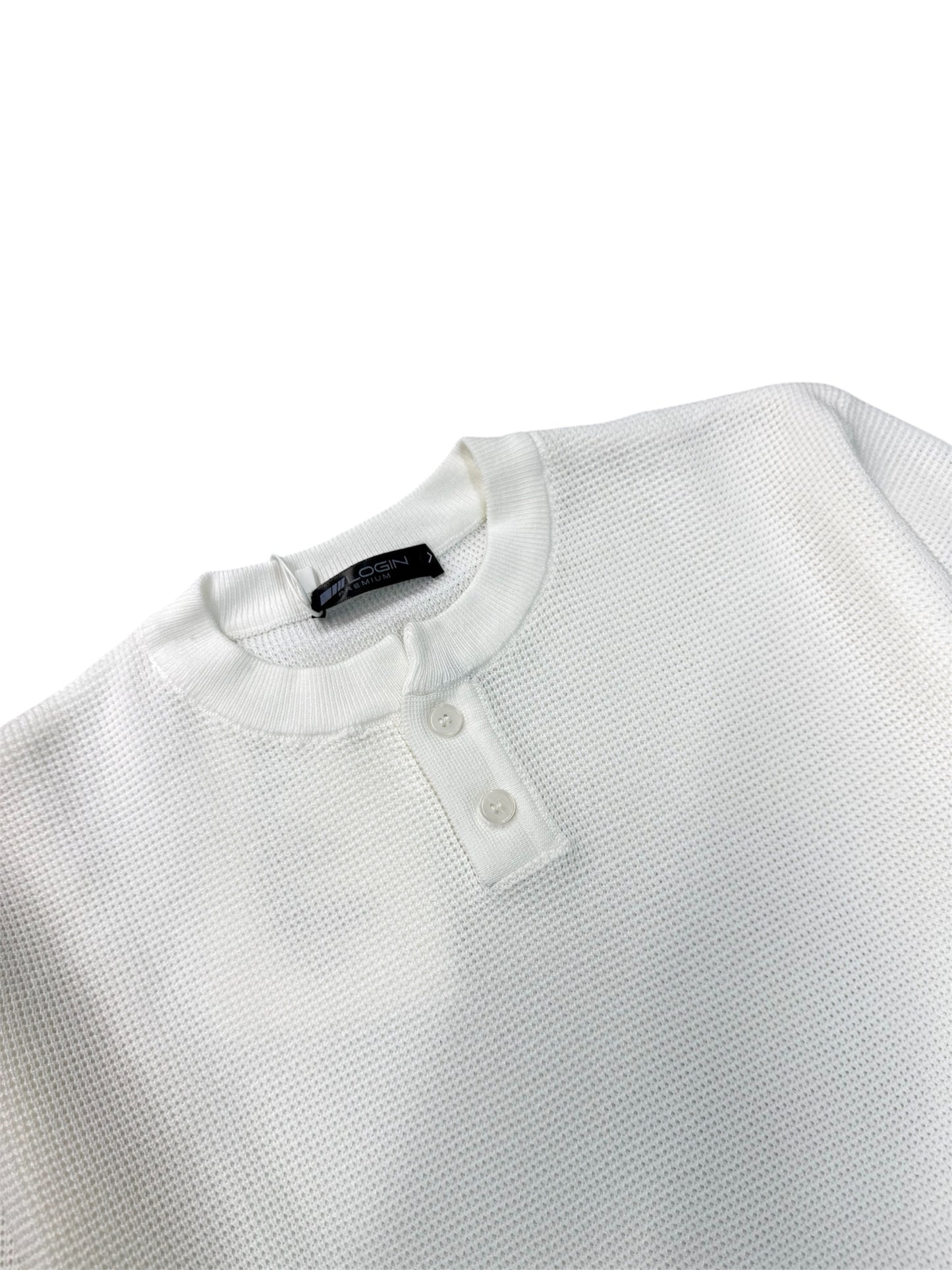 KNITTED POLO T-SHIRT