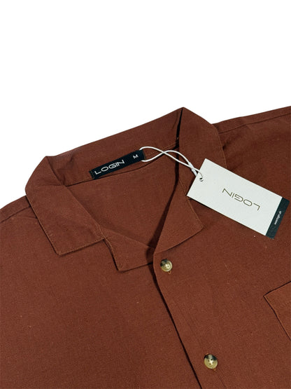 LINEN LOOSE-FIT SHIRT