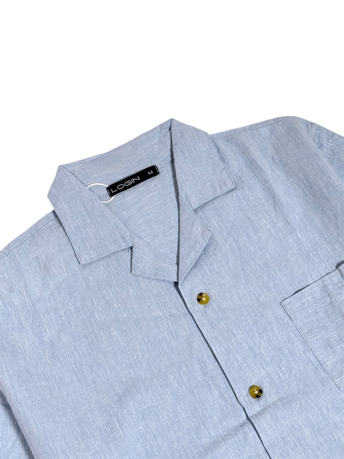LINEN LOOSE-FIT SHIRT