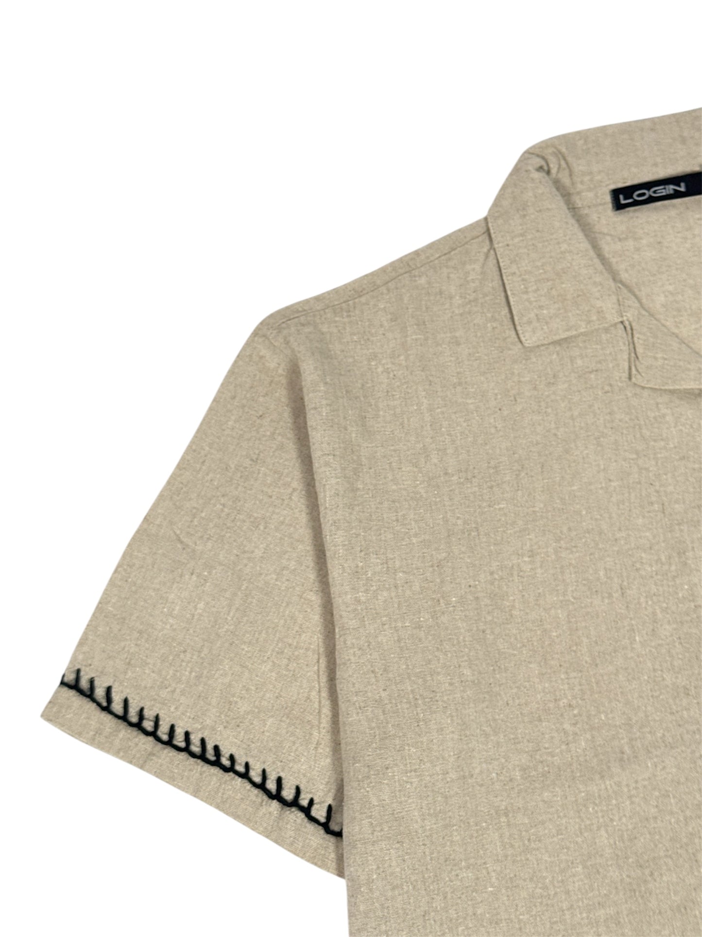 LINEN LOOSE-FIT SHIRT