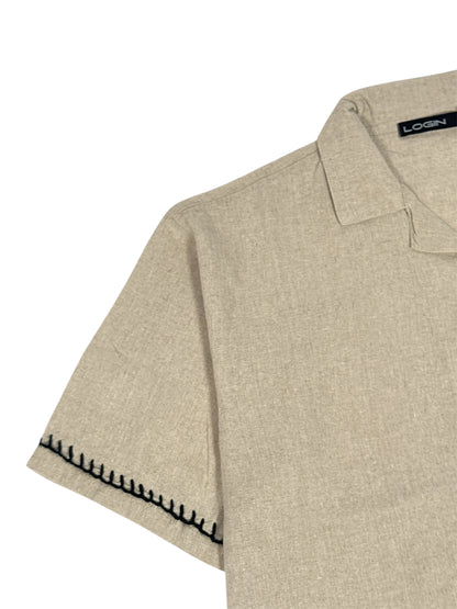 LINEN LOOSE-FIT SHIRT