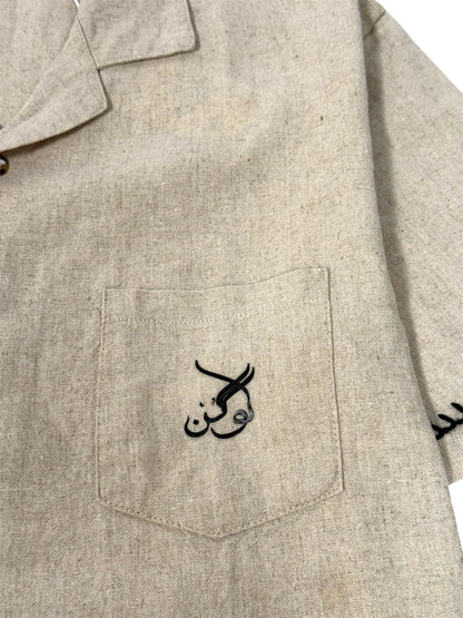 LINEN LOOSE-FIT SHIRT