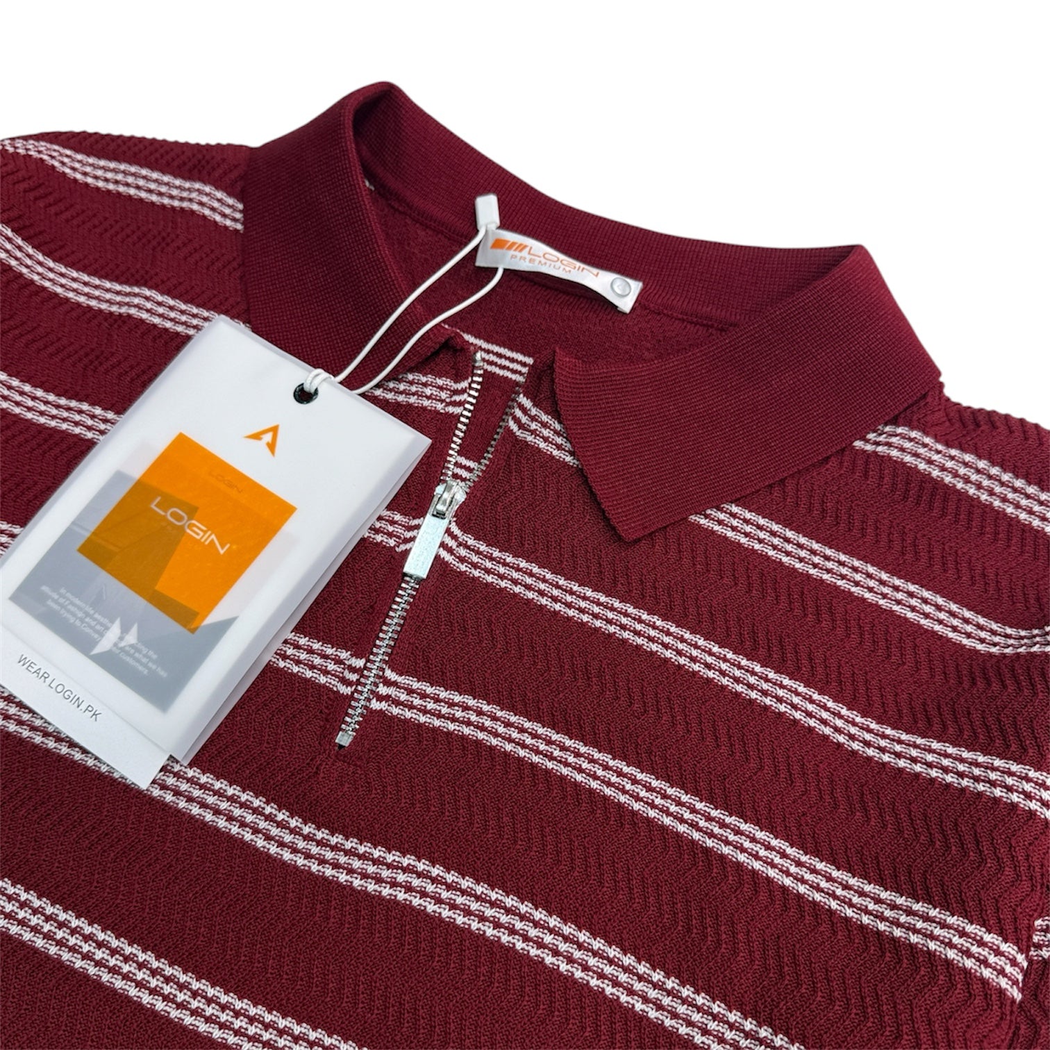 KNITTED POLO T-SHIRT