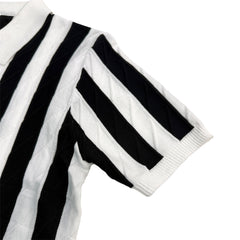 KNITTED POLO T-SHIRT