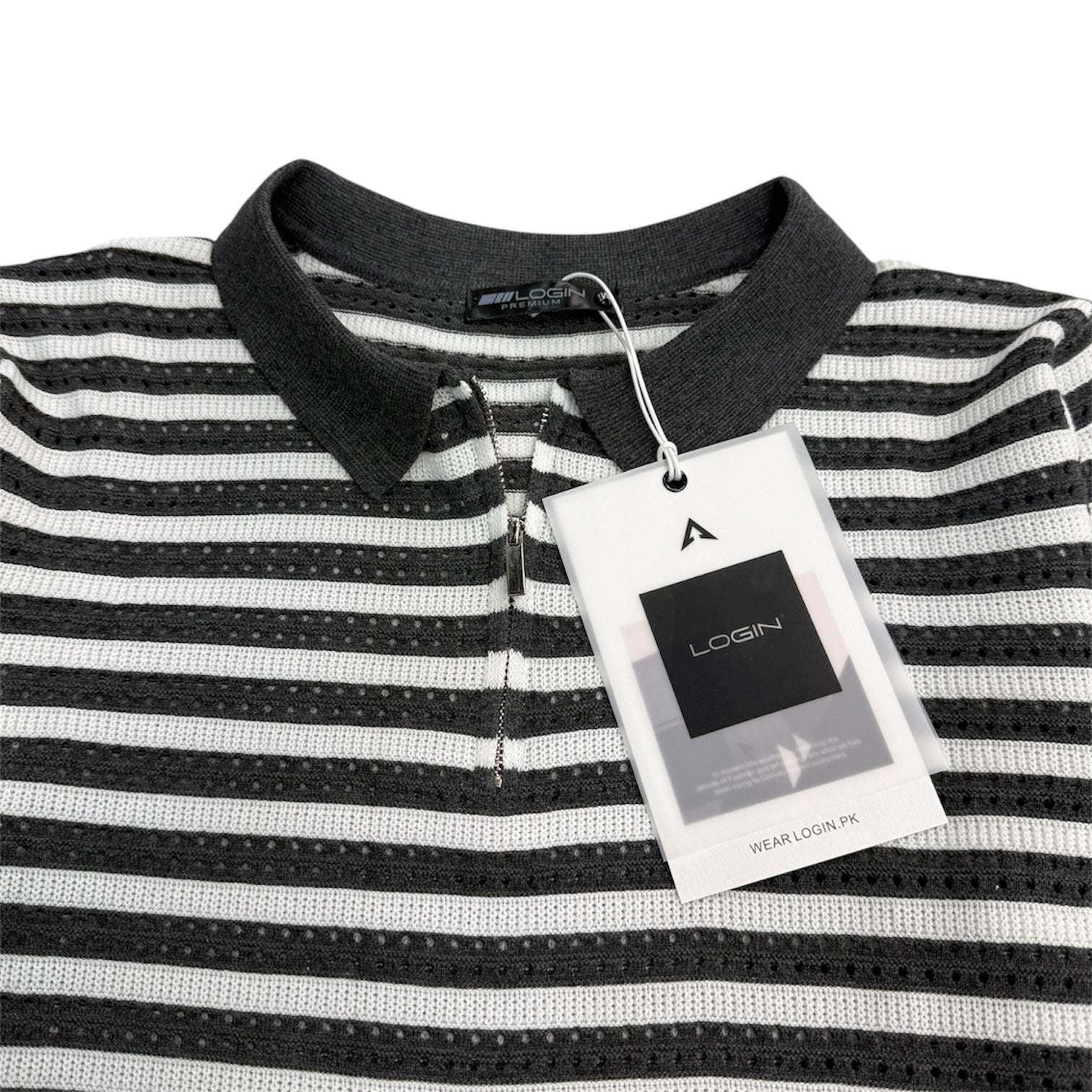 KNITTED POLO T-SHIRT