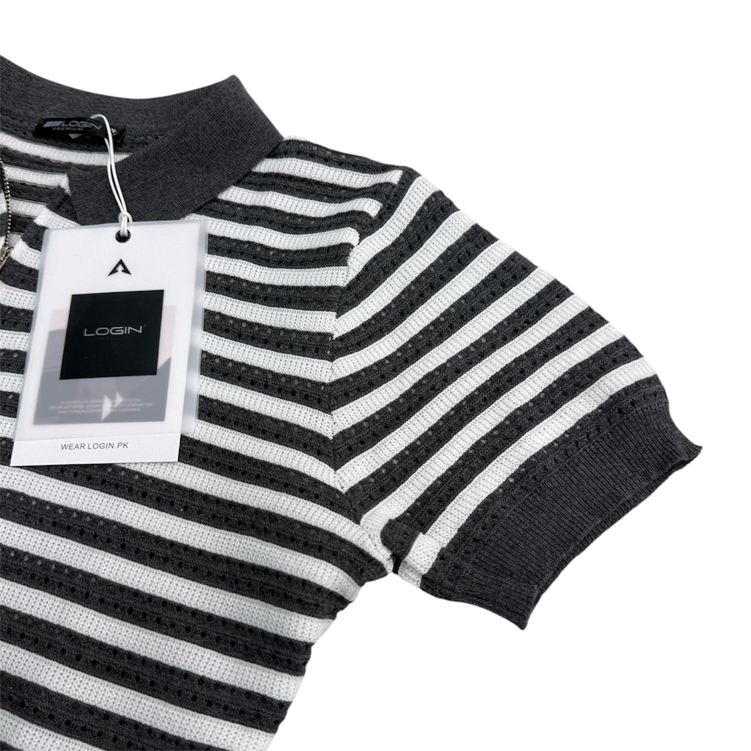 KNITTED POLO T-SHIRT