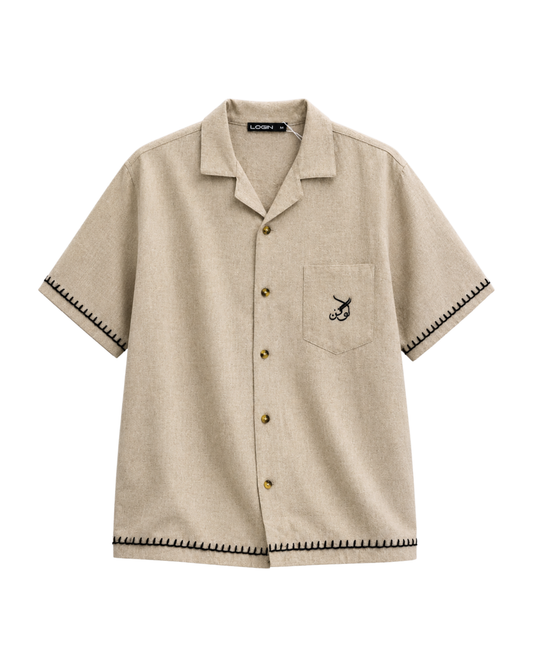 LINEN LOOSE-FIT SHIRT