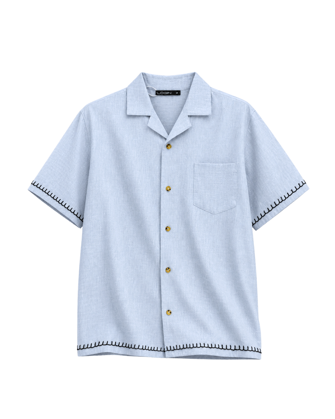 LINEN LOOSE-FIT SHIRT