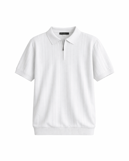 KNITTED POLO T-SHIRT