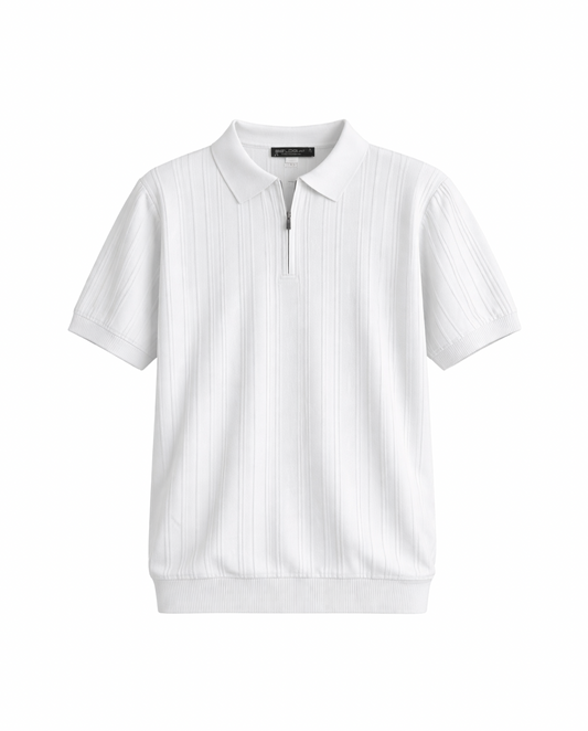 KNITTED POLO T-SHIRT