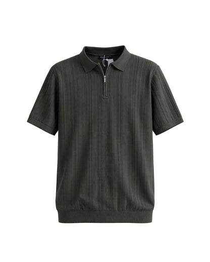 KNITTED POLO T-SHIRT
