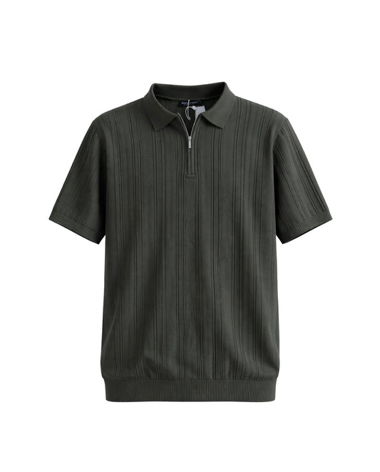 KNITTED POLO T-SHIRT