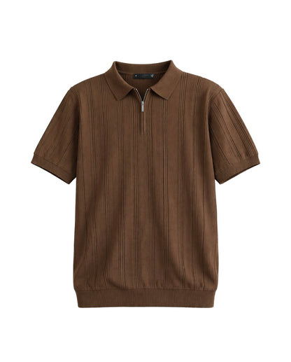 KNITTED POLO T-SHIRT