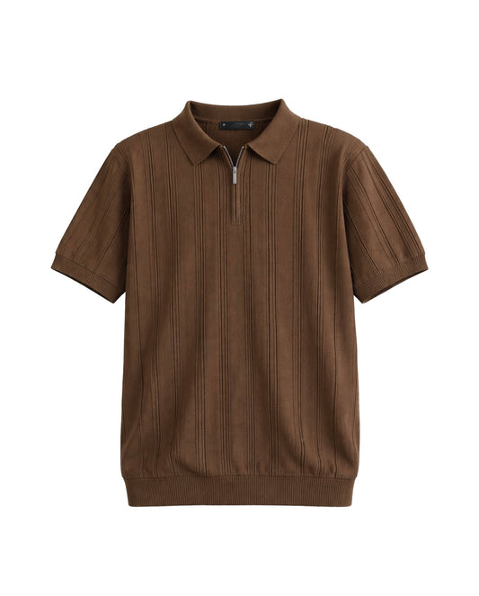 KNITTED POLO T-SHIRT