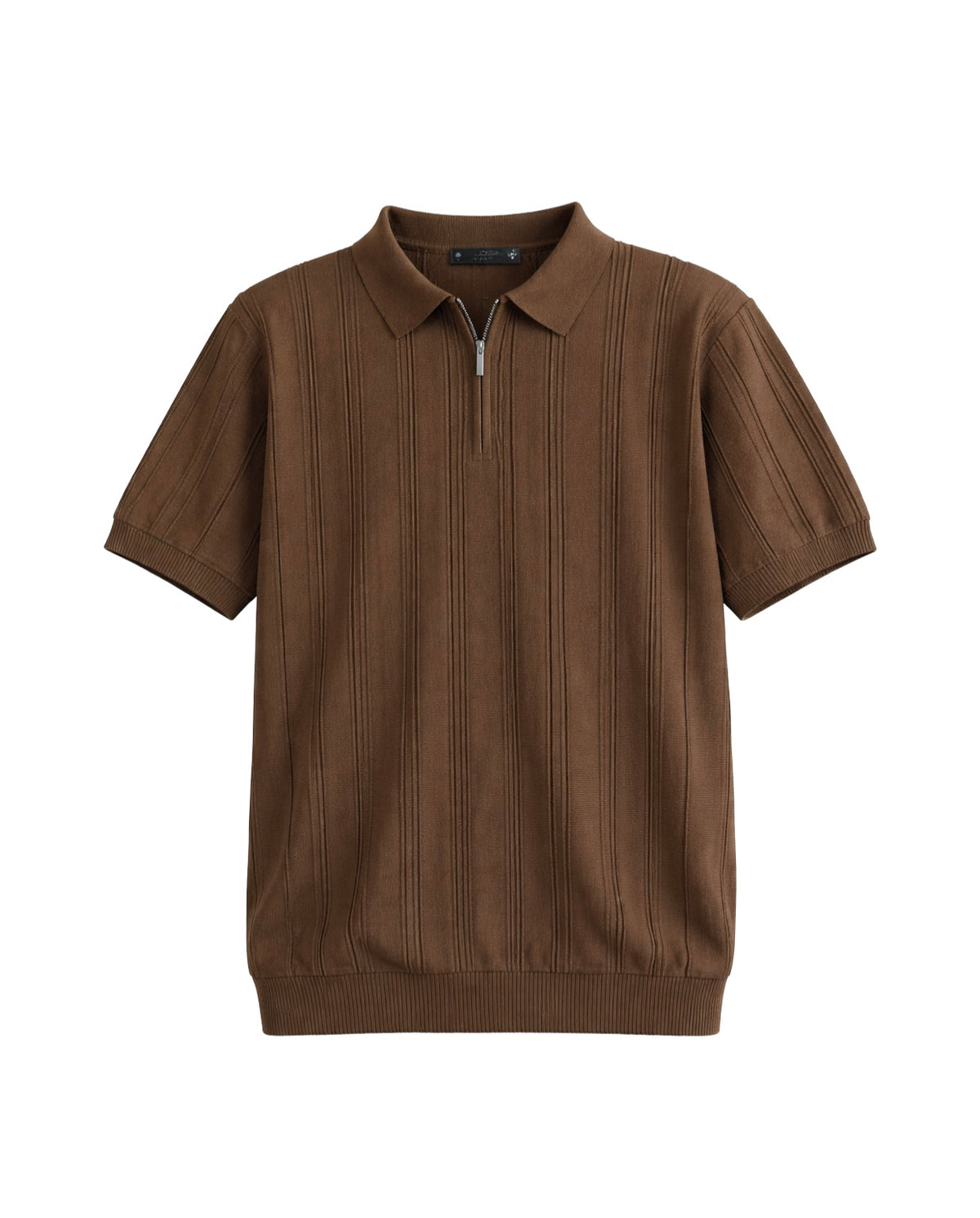 KNITTED POLO T-SHIRT