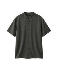 Band Collar Casual Shirt