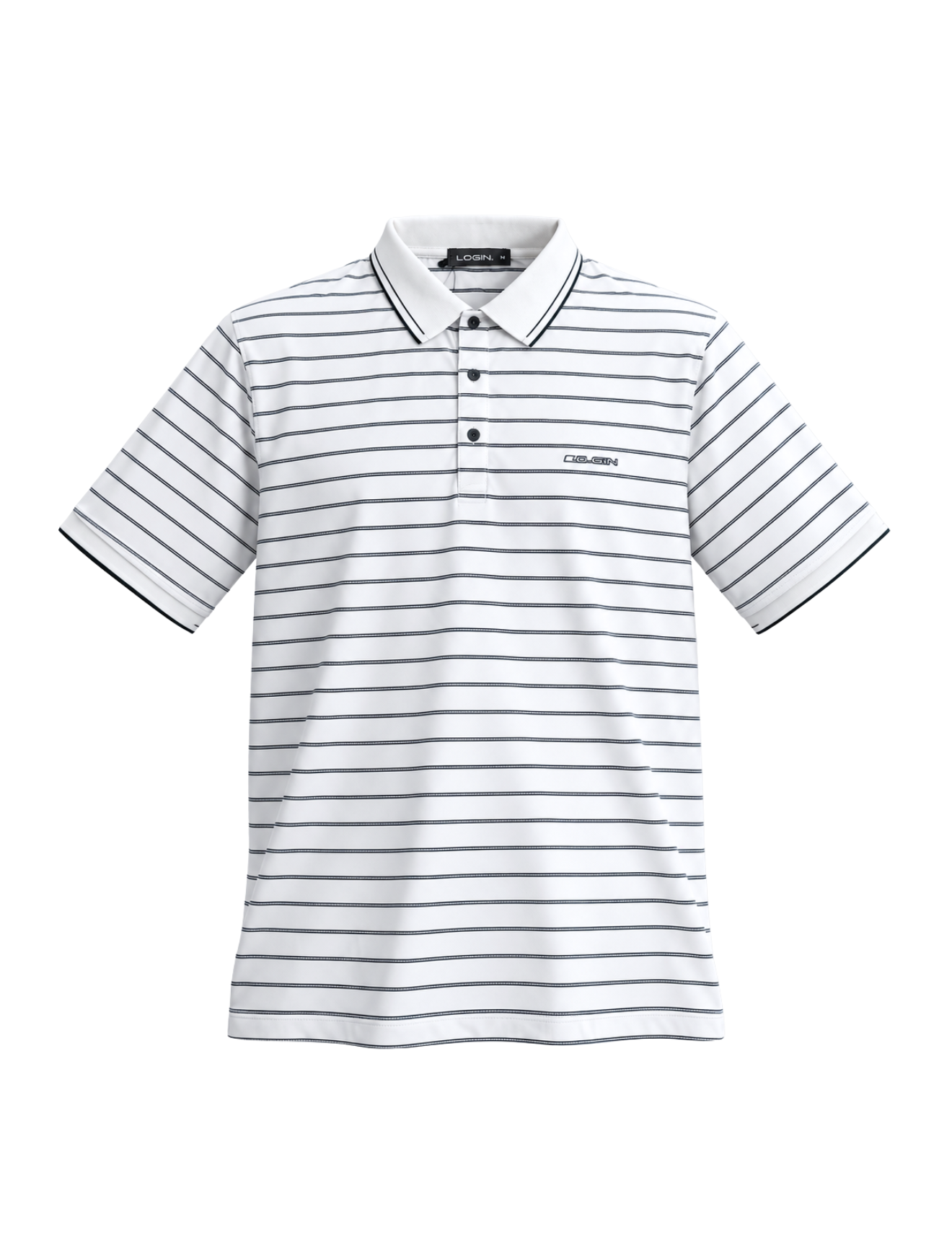 Premium Striped Polo T-Shirt
