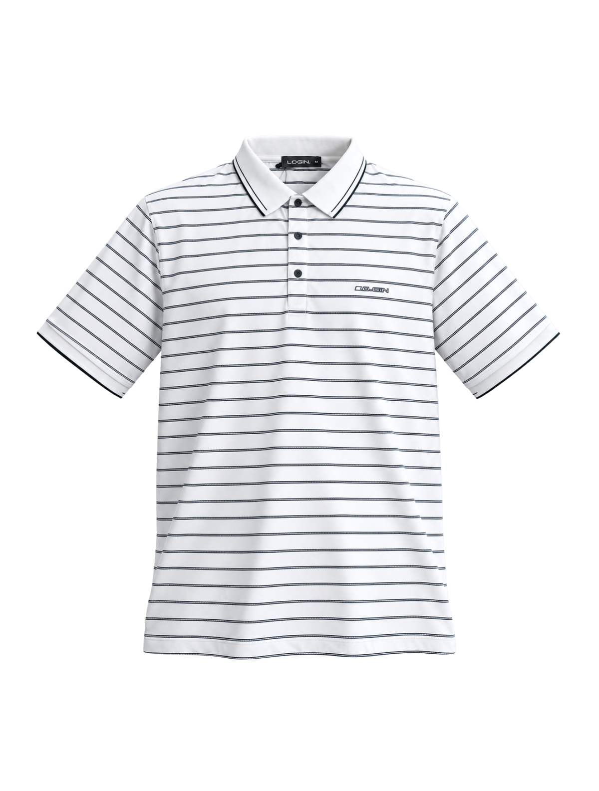 Premium Striped Polo T-Shirt